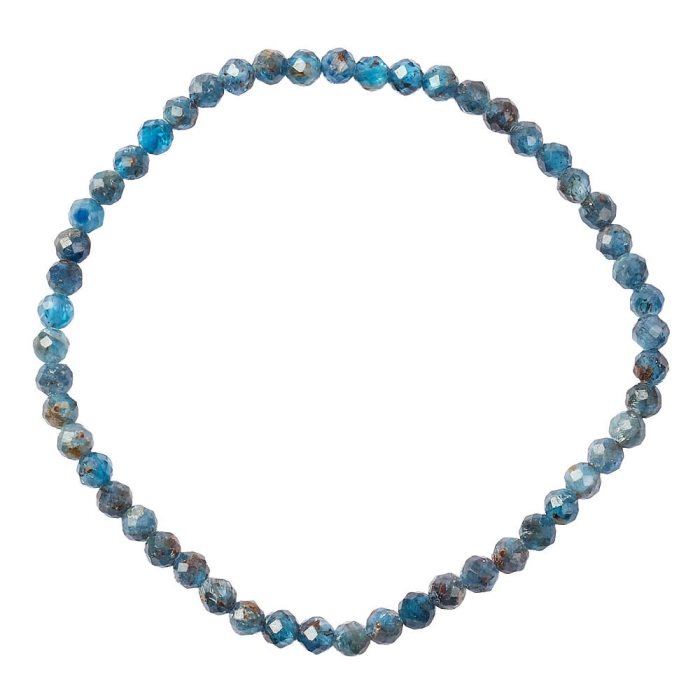Apatite Faceted Bead Bracelet