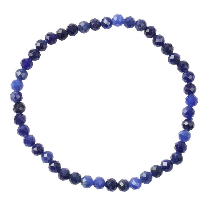 Sodalite Faceted Bead Bracelet