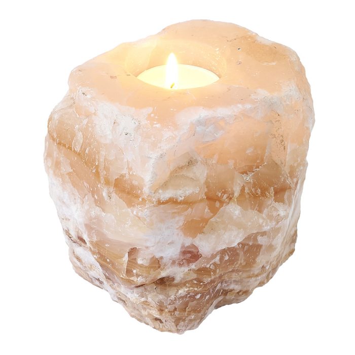 Amber Onyx Irregular Rustic Tealight Holder