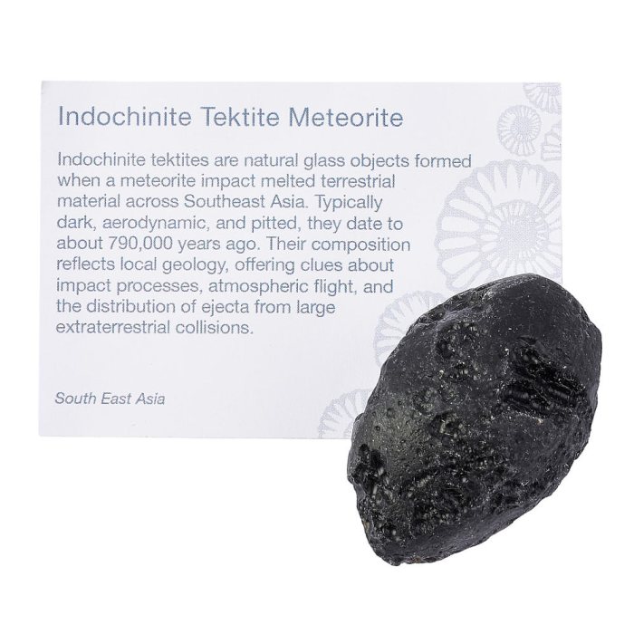 Tektite Tumblestone with ID Card - 30-40mm