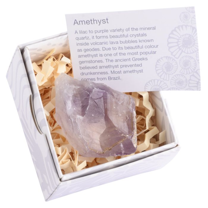 Amethyst Point in Gift Boxed with ID Card