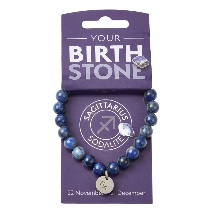 Birthstone Bracelet - Sagittarius - Sodalite