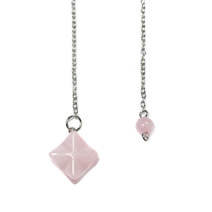 Rose Quartz Merkabah Pendulum