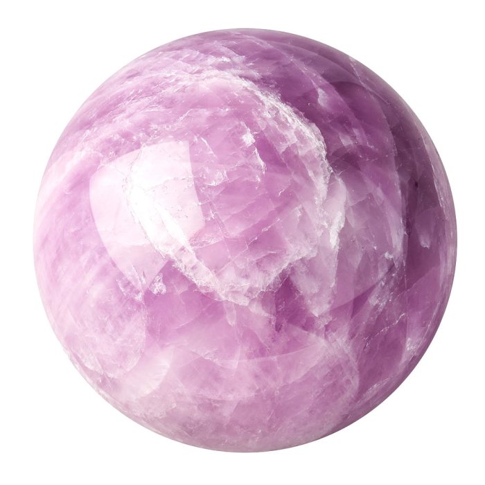 Polished Kunzite Sphere - 0.615kg