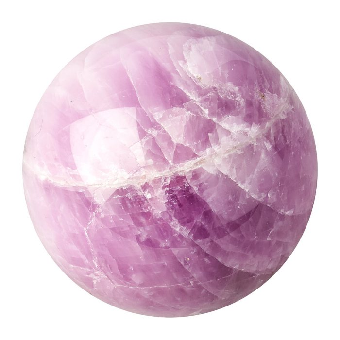 Polished Kunzite Sphere - 0.1kg