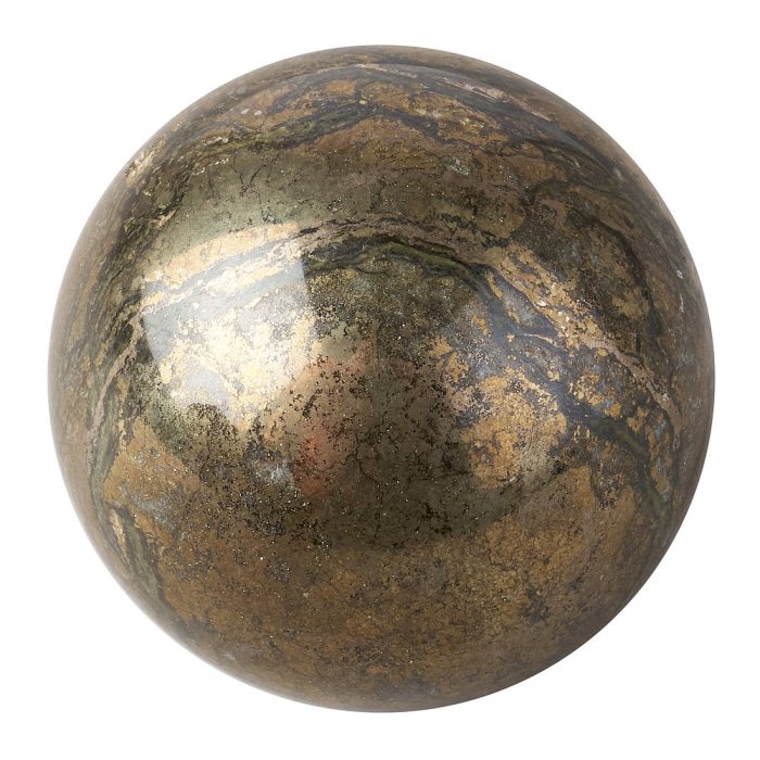 Chalcopyrite Sphere - 0.505KG