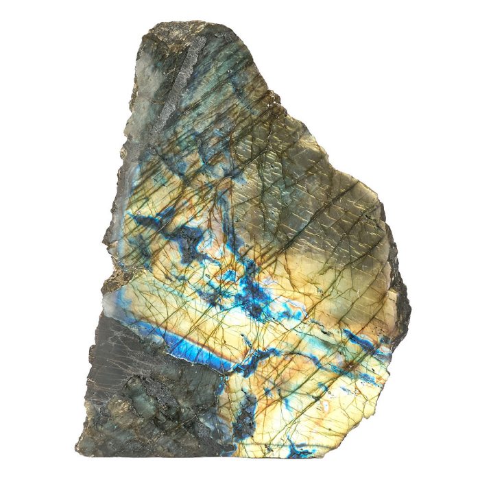 Labradorite Face Polished Cut Base – Approx. 12.2kg