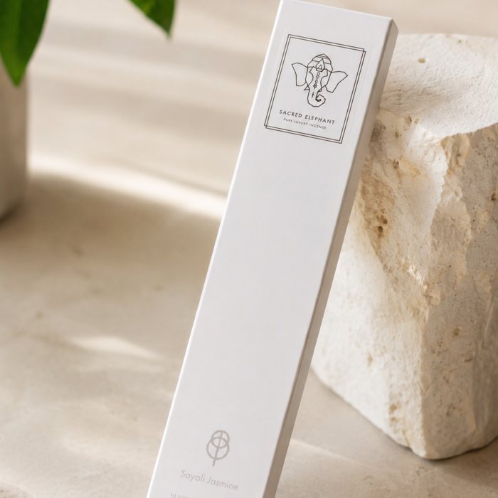 Sacred Elephant Sayali Jasmine Luxury Incense - 10 Sticks